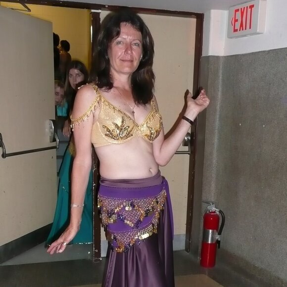 hand made belly dancing bra - Picture 6 of 10